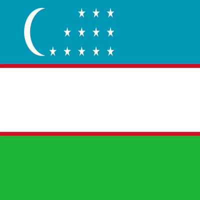 Флаг Узбекистана